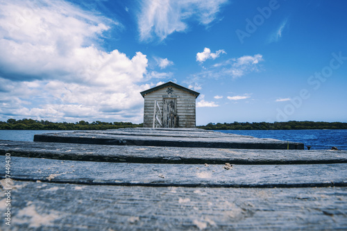 Maroochy River Boat House during the day. photo