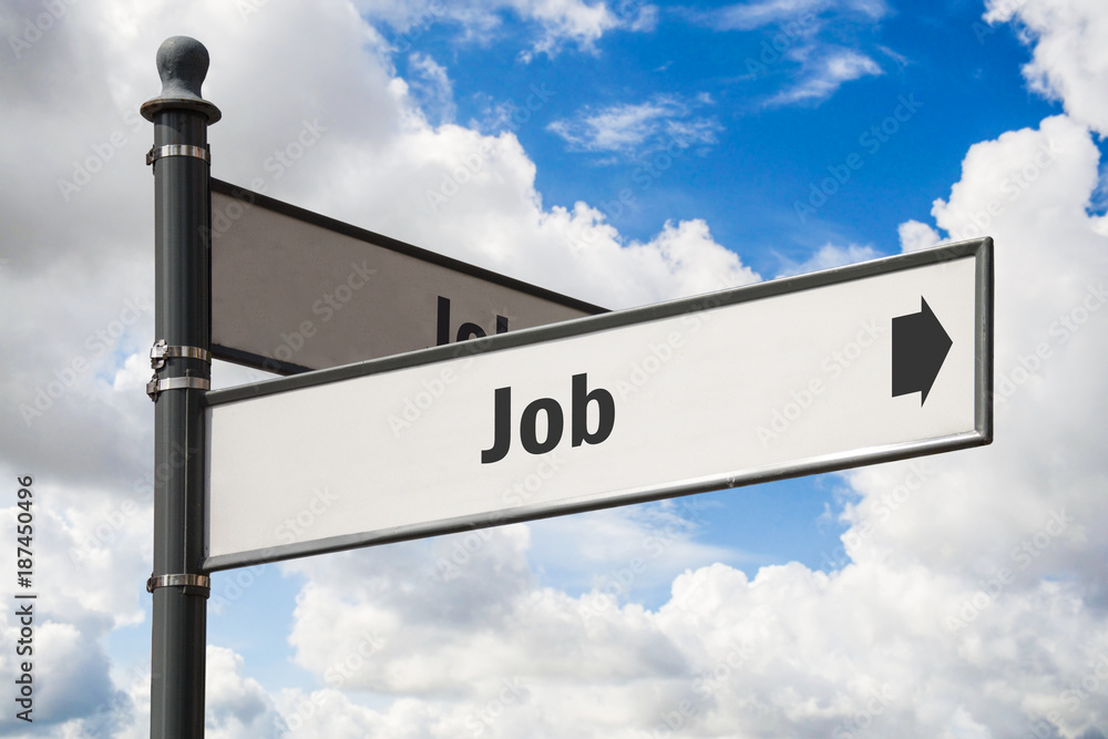 Fototapeta premium Schild 197 - Job