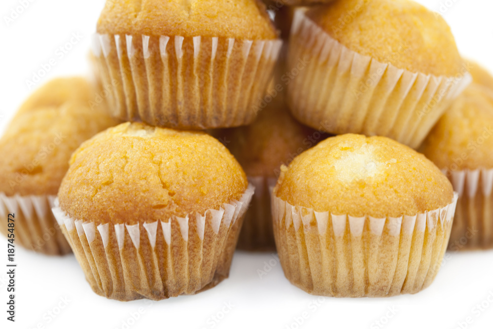 Close up view of plain tasty homemade muffins, Close up view of plain tasty homemade muffins,