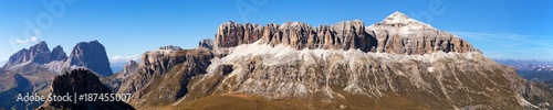 Sella Gruppe and Piz Boe, Dolomites mountains, Italy