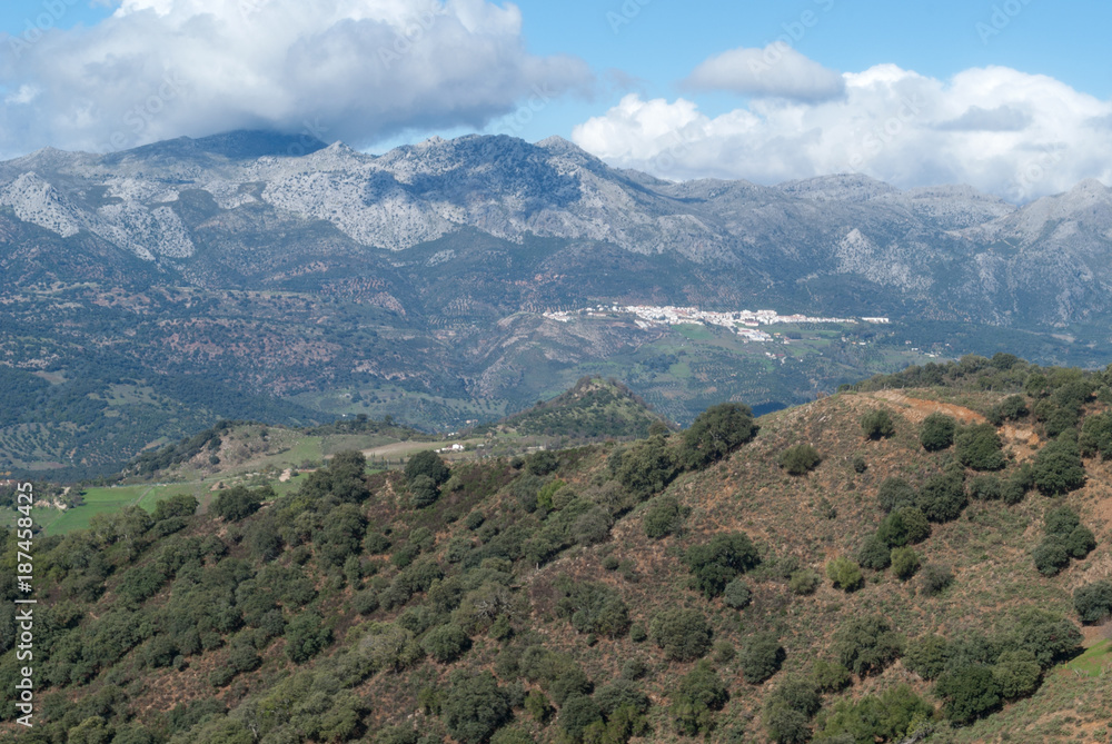 The natural park Sierra de las Nieves, Andalusia, Spain