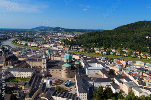 Panorama of the historic city of Salzburg © svetlana67