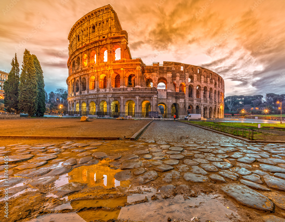 Obraz premium Rome, Coliseum. Italy.