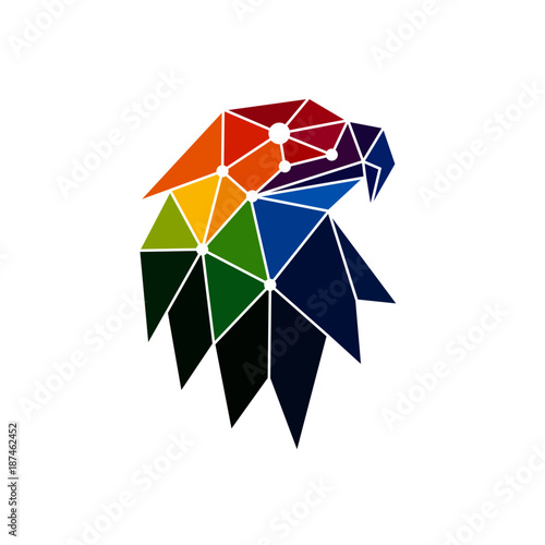 eagle logo vector template