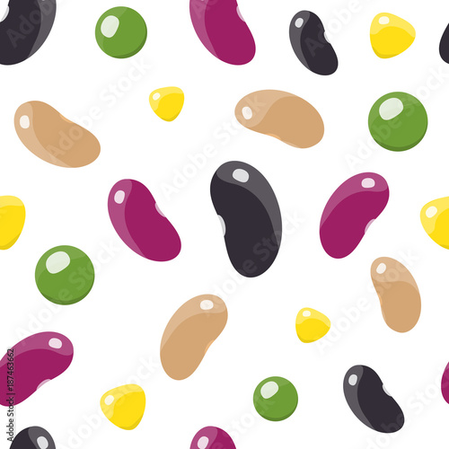 Beans Seamless Pattern