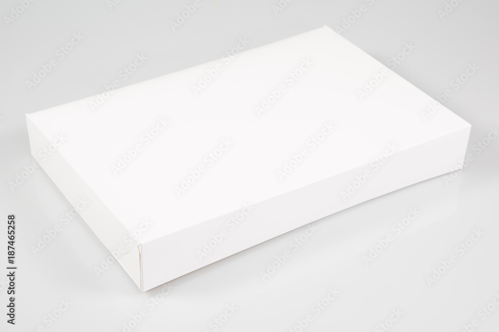 white blank box isolated on white background white blank box isolated on white background