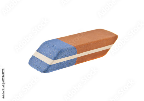 Eraser isolated on white background