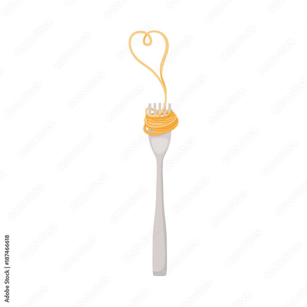 Spaghetti On A Fork Clipart Images