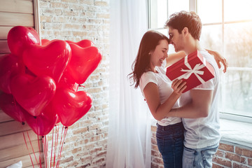 Couple in bedroom