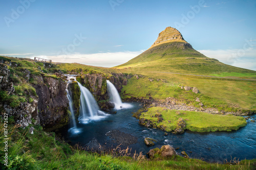 Kirkjufell in summer