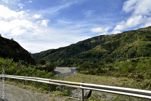 Road view from Santiago city to Manila