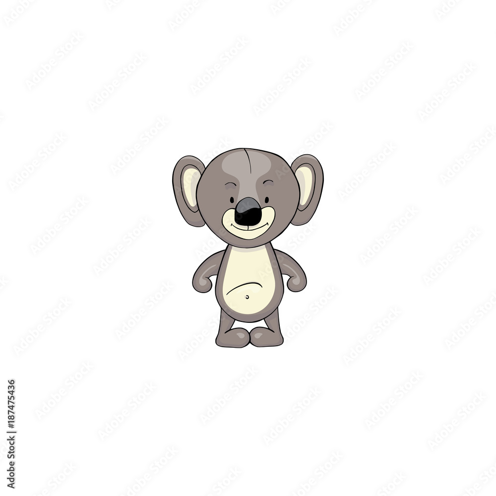 Koala cartoon icon Koala cartoon icon