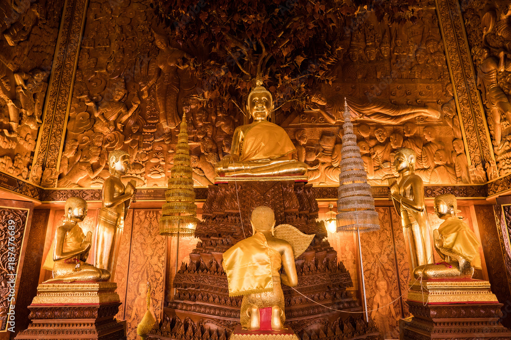 Buddha in the temple of thailand Buddha in the temple of thailand