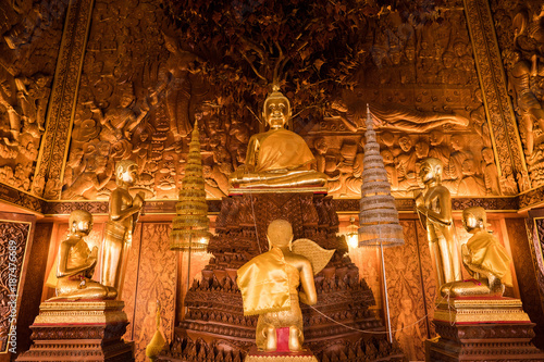 Buddha in the temple of thailand