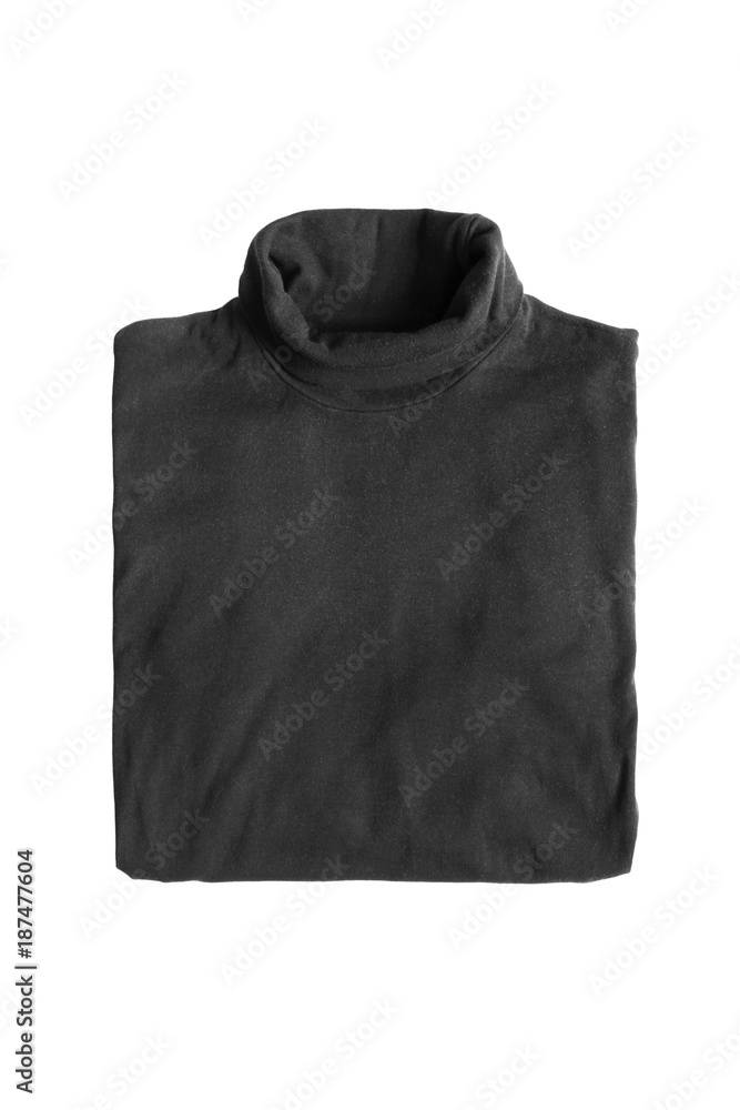 Folded sweater isolated Folded sweater isolated