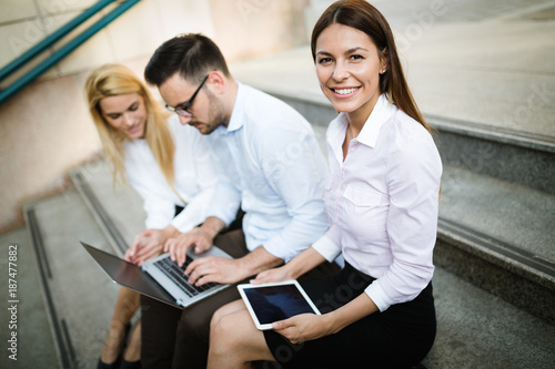 Business and office colleagues meeting