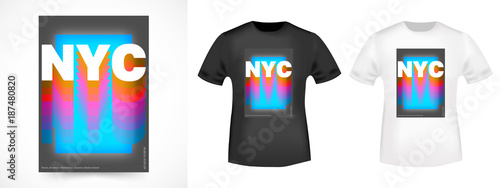 T-shirt print design
