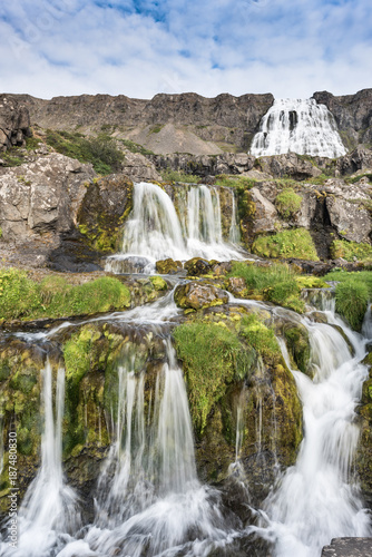 Dynjandi waterfalls  Western Fjords  Iceland