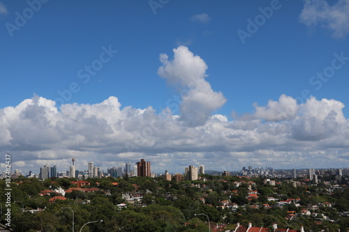 Sydney view from Bondi Junction, New South Wales Australia