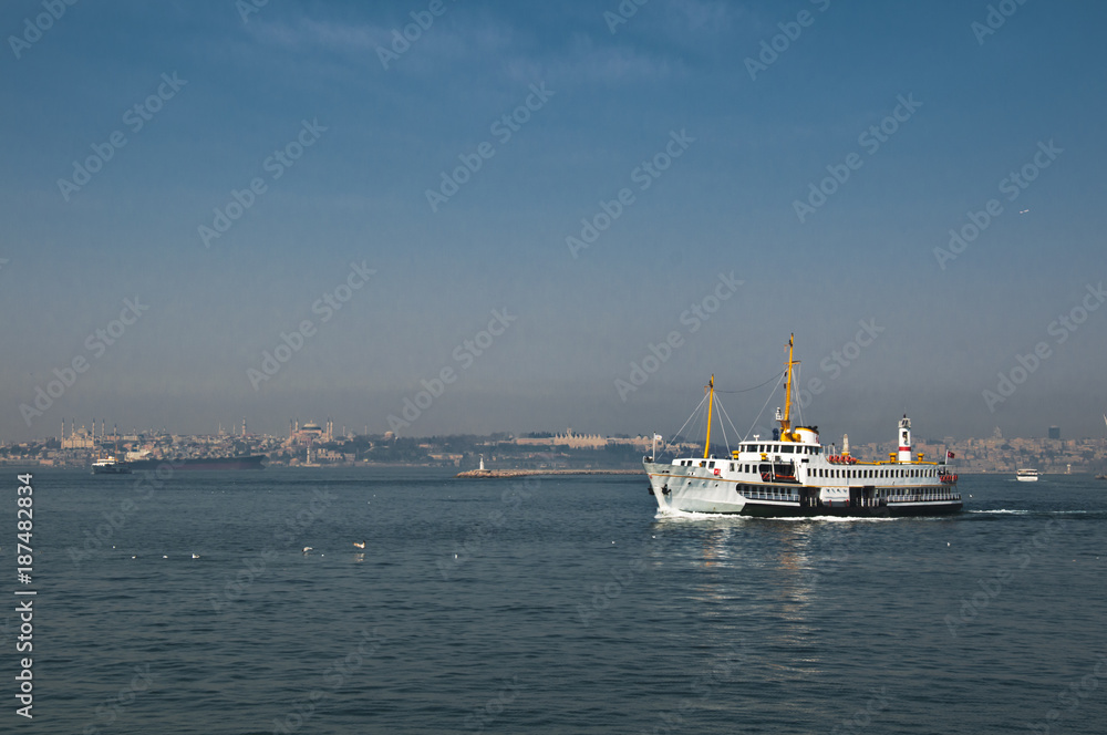 Passenger ship in Istanbul