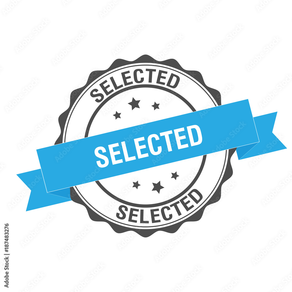 Selected stamp illustration Selected stamp illustration