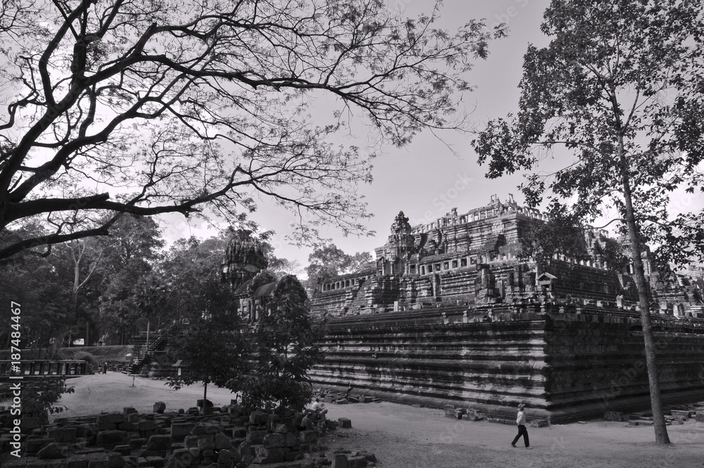 Ruins and Temples in Angkor, Cambodia