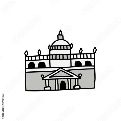 Wallpaper Mural Building cartoon icon Torontodigital.ca