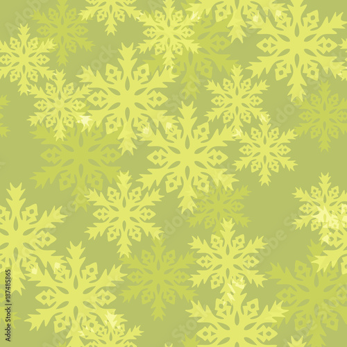 Seamless pattern with with snowflakes. Background for gift wrapping. Decoration fabric. Wallpaper design