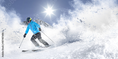 Foto winter skie and snow