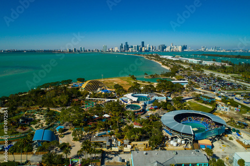 Aerial image Miami Seaquarium photo