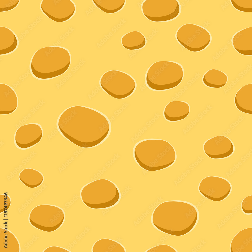 Cheese seamless vector pattern Cheese seamless vector pattern