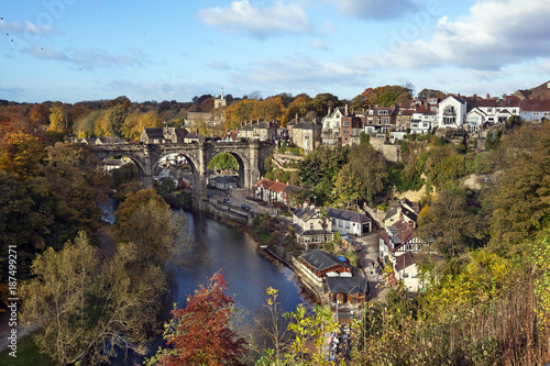 Knaresborough in autumn, Yorkshire, England, UK