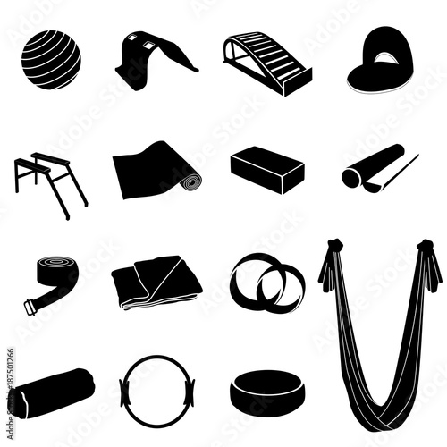 Yoga equipment set
