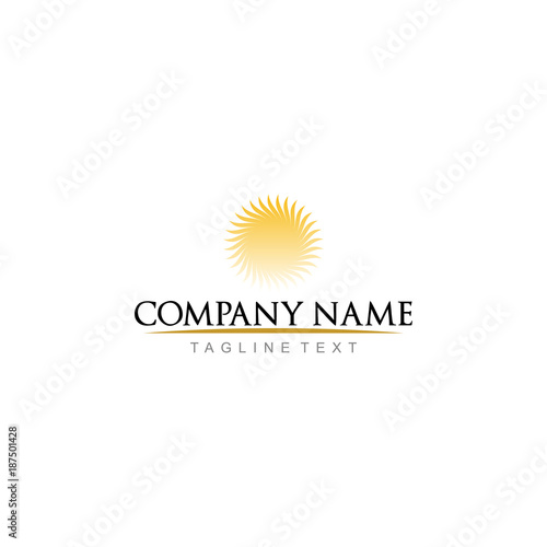 sun logo vector