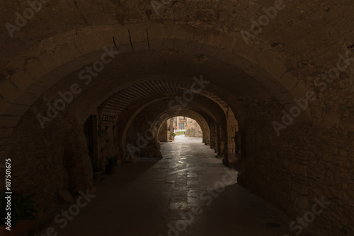 The town of Peratallada in the province of Girona