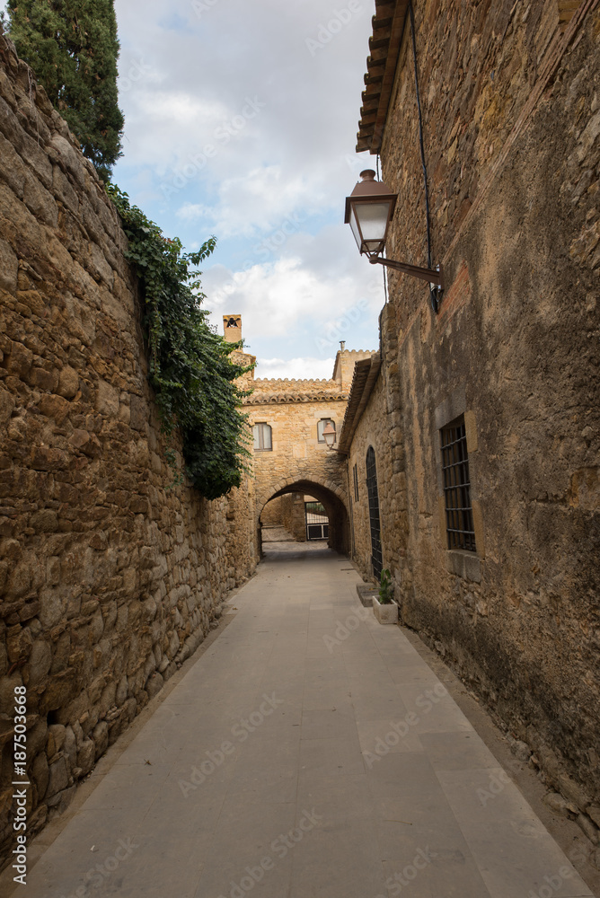 The town of Peratallada in the province of Girona