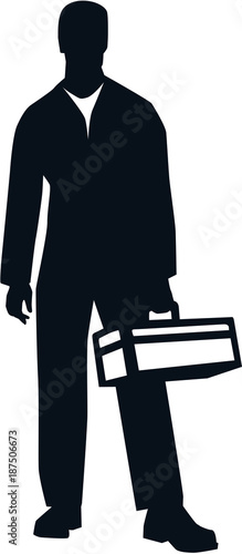 Janitor silhouette toolbox