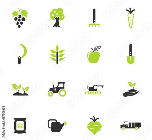 agricaltural icon set photo