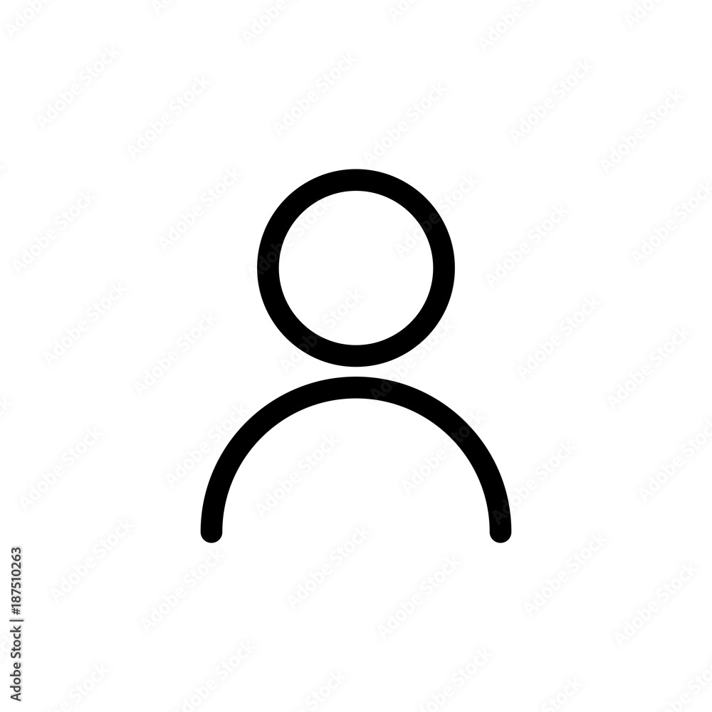 User icon vector illustration User icon vector illustration