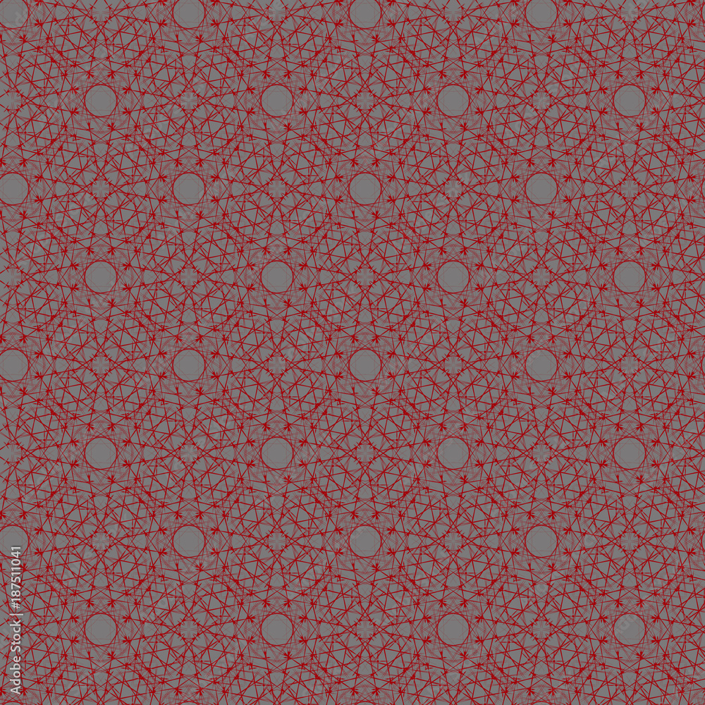 Obraz premium Abstract pattern on a gray background. Vector illustration.