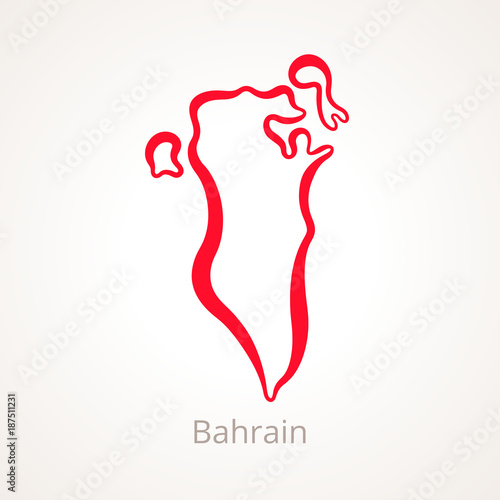 Bahrain - Outline Map