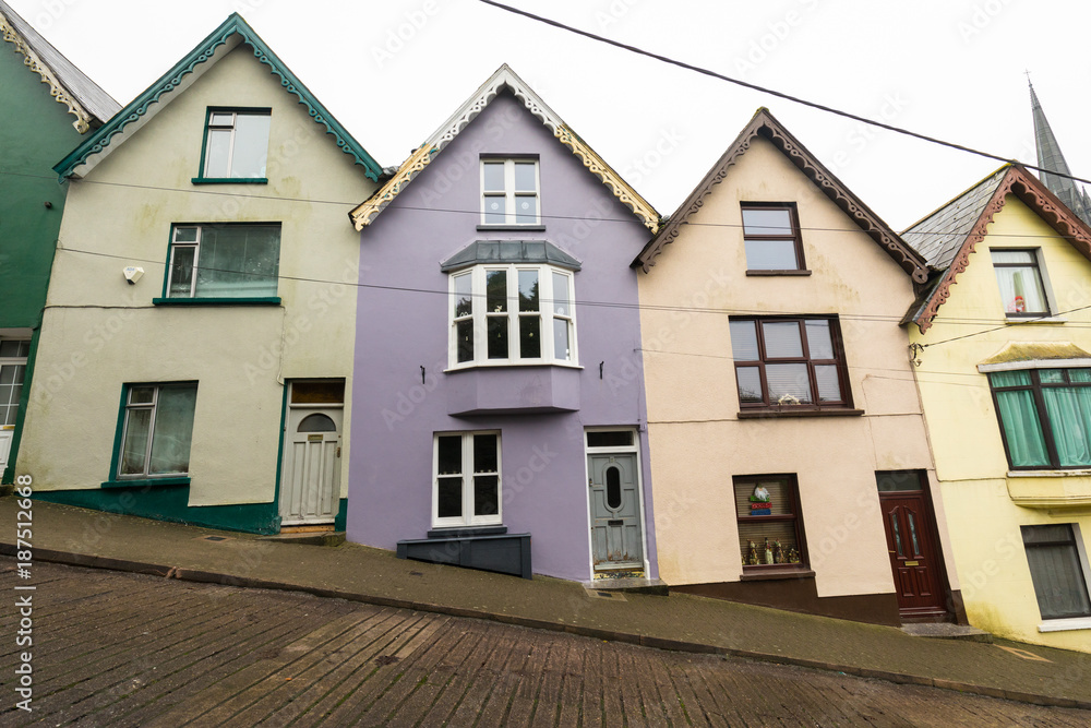 The coloured houses of Cobh, Cork, Ireland
