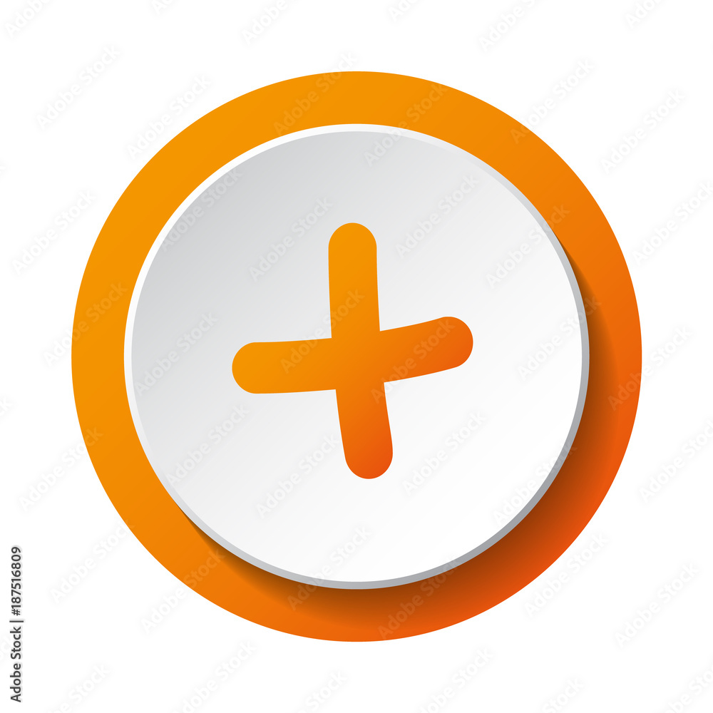 Plus sign - icon. Vector. Plus sign - icon. Vector.