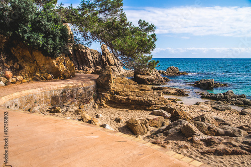 Seascape at Costa Brava, Catalonia, Spain