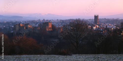 Dawn Over Ludlow, Shropshire photo