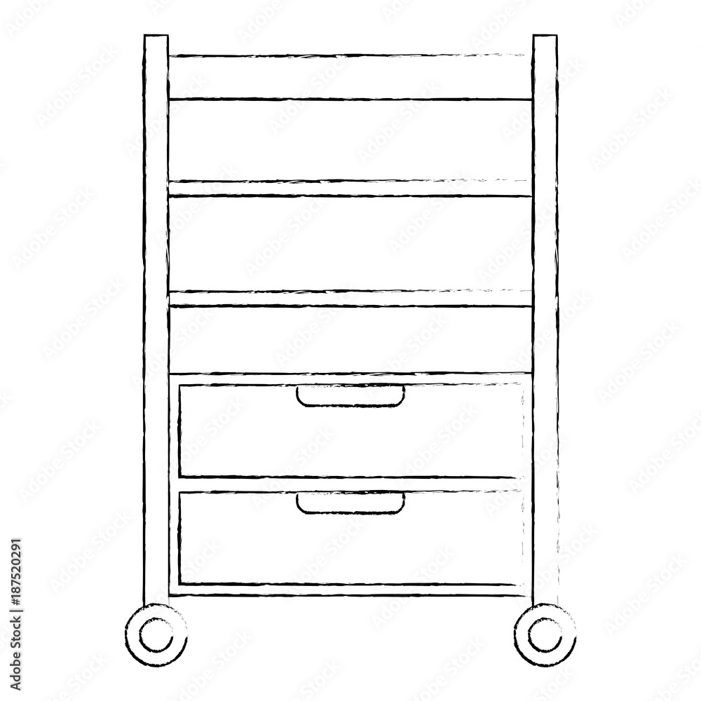 hospital operating drawer isolated icon hospital operating drawer isolated icon