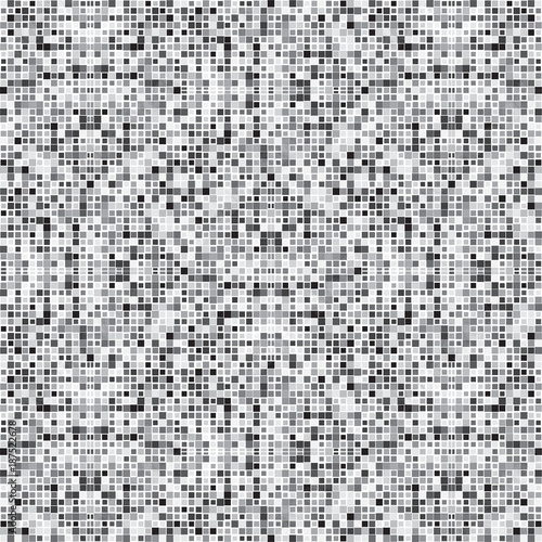 Seamless abstract mosaic. Geometric pattern of squares.