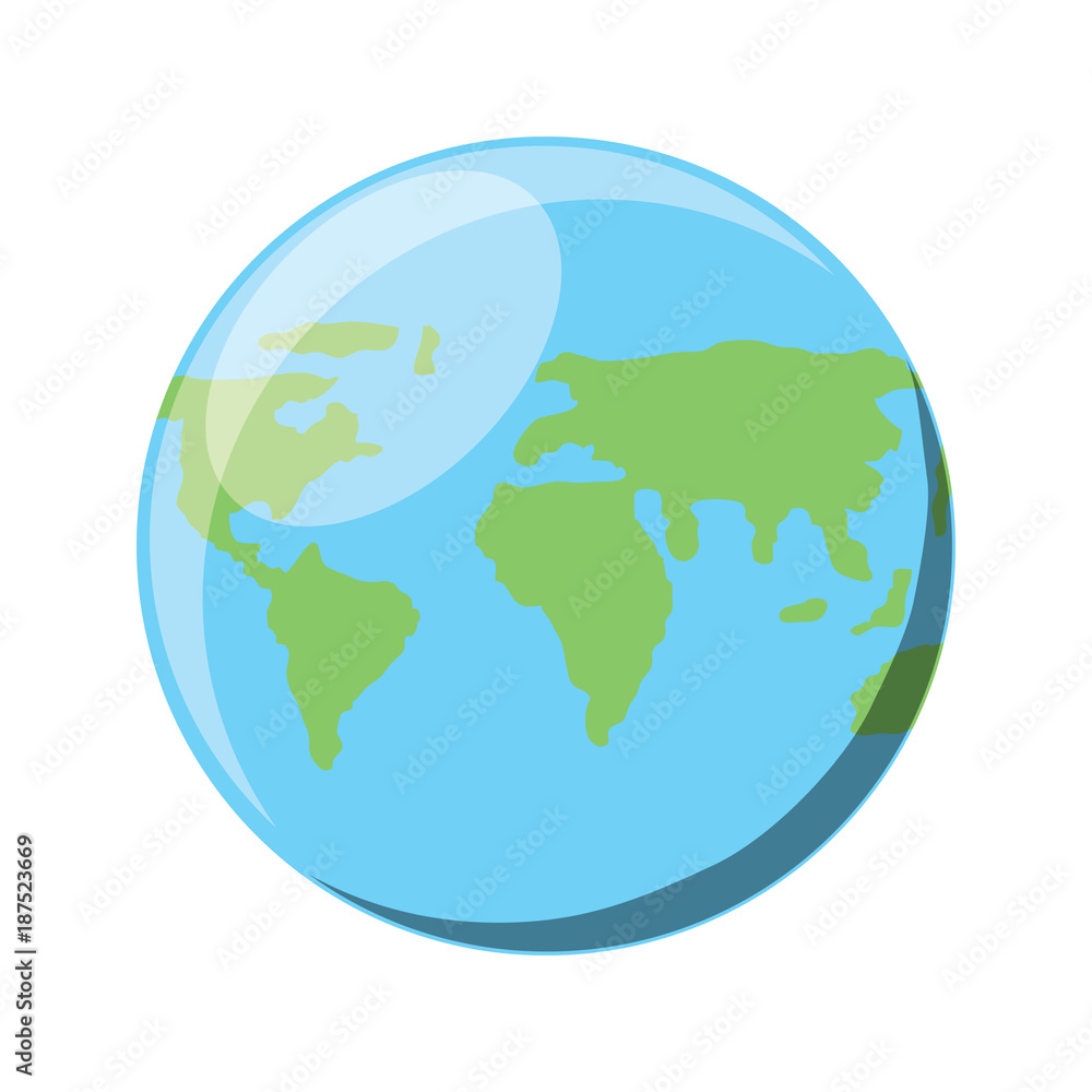 world map sphere icon