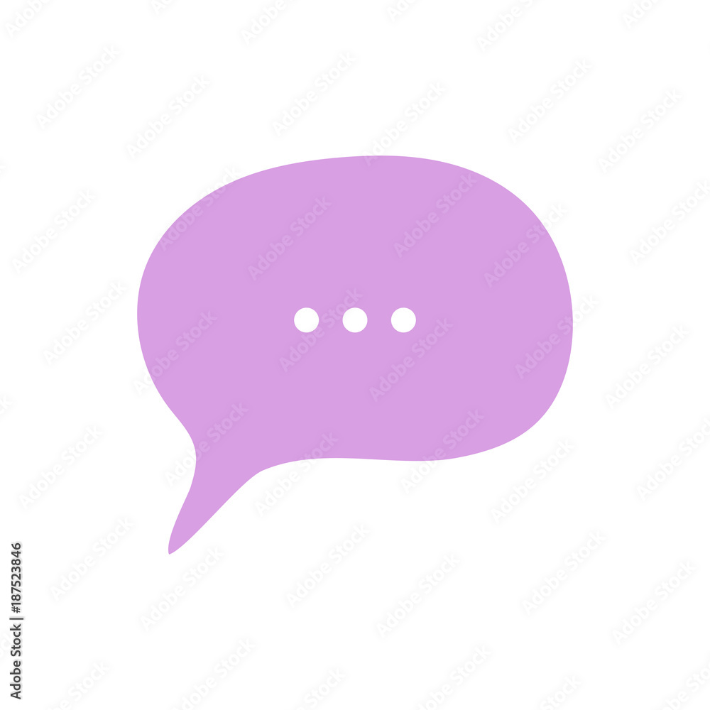 Chat icon. Dialog text Chat icon. Dialog text
