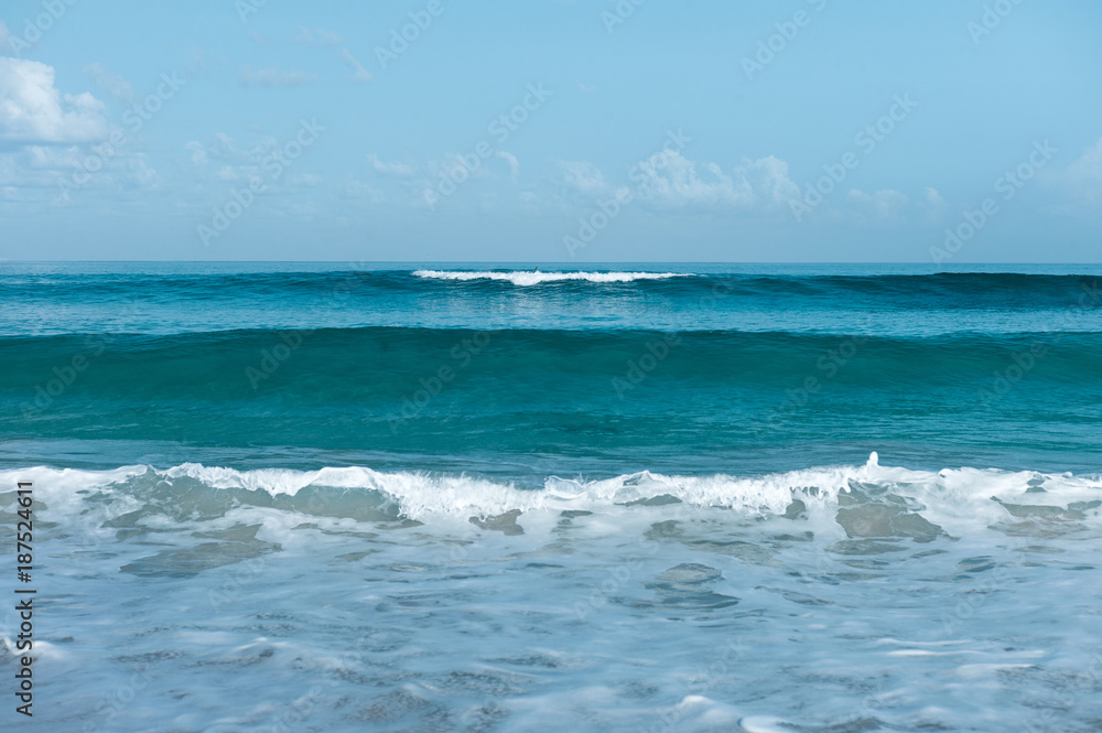 Rolling wave at seaside Rolling wave at seaside